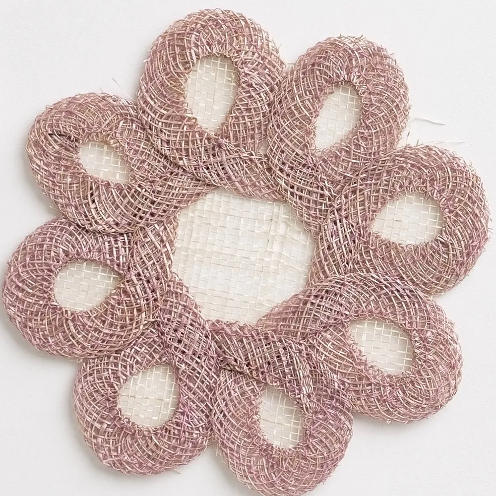 Lavender Woven Doodles Coaster | Set of 4