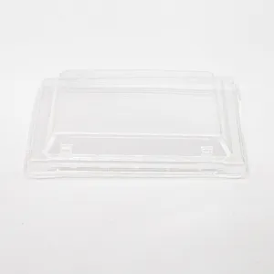 Lids for Wooden Square Tapered Takeout Bento Box #54929 (800/case)