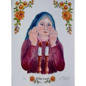 Lighting Sabbath Candle