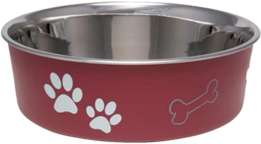 Loving Pets Bella Dog Bowl, Stainless Steel, XLarge