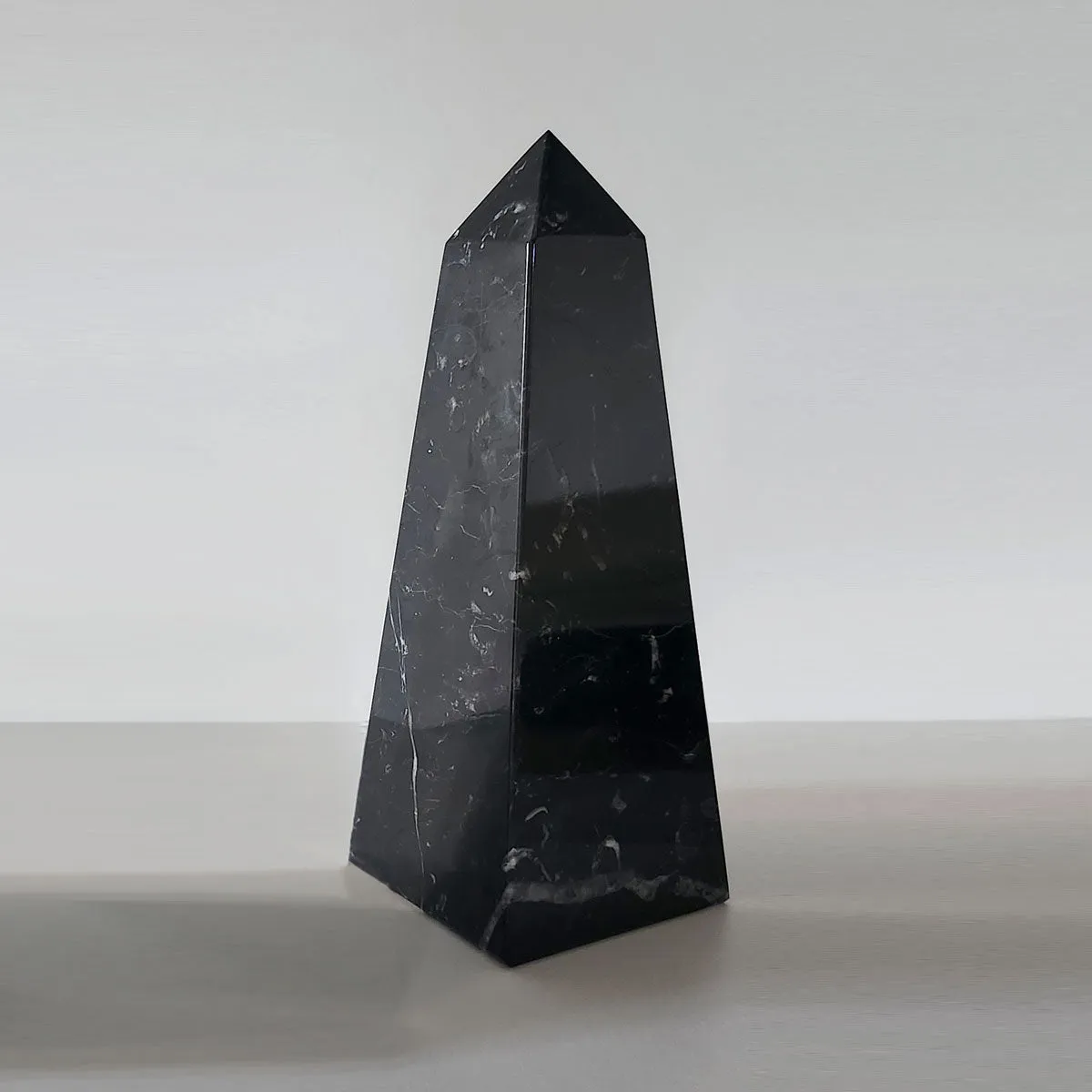 Marble Pyramid - Marble shelf objects