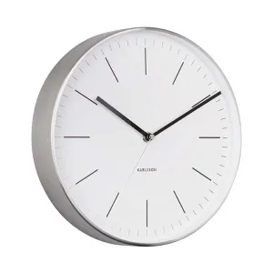 Minimal Wall Clock - White (27.5cm)