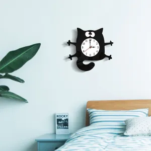 Modern 3D Acrylic Cat Wall Clock