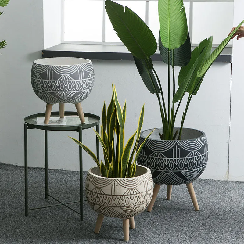 Modern Moroccan Planter with Legs