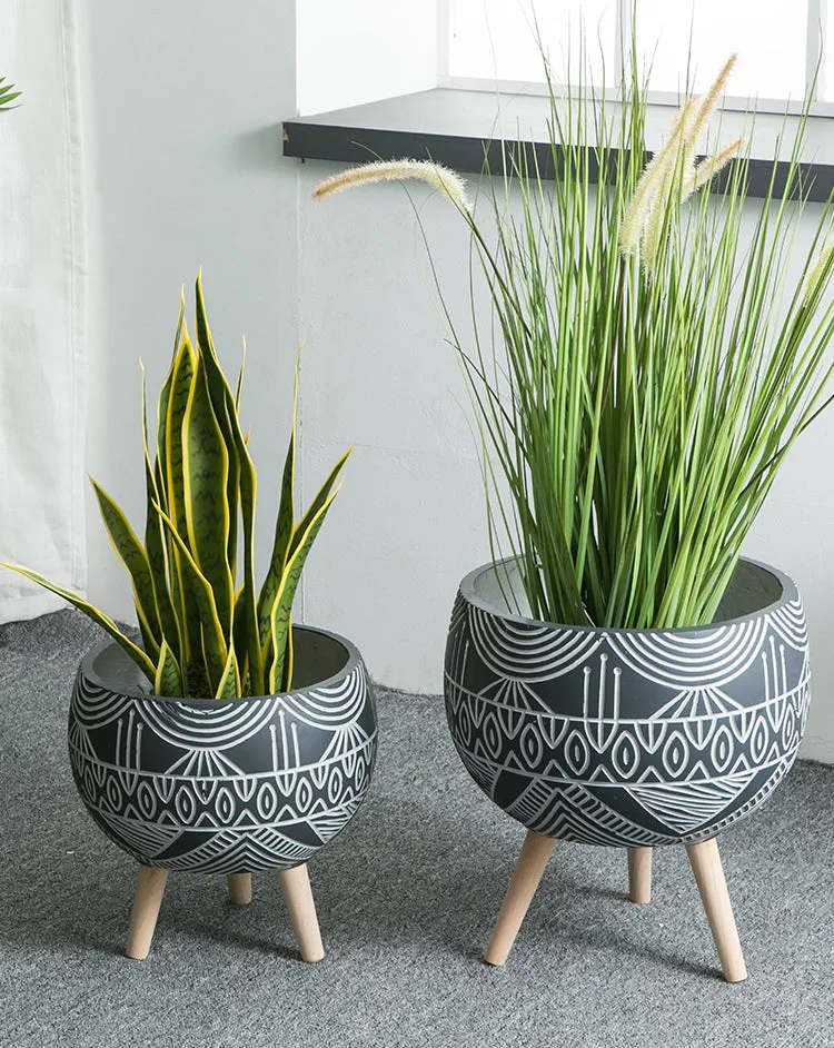 Modern Moroccan Planter with Legs
