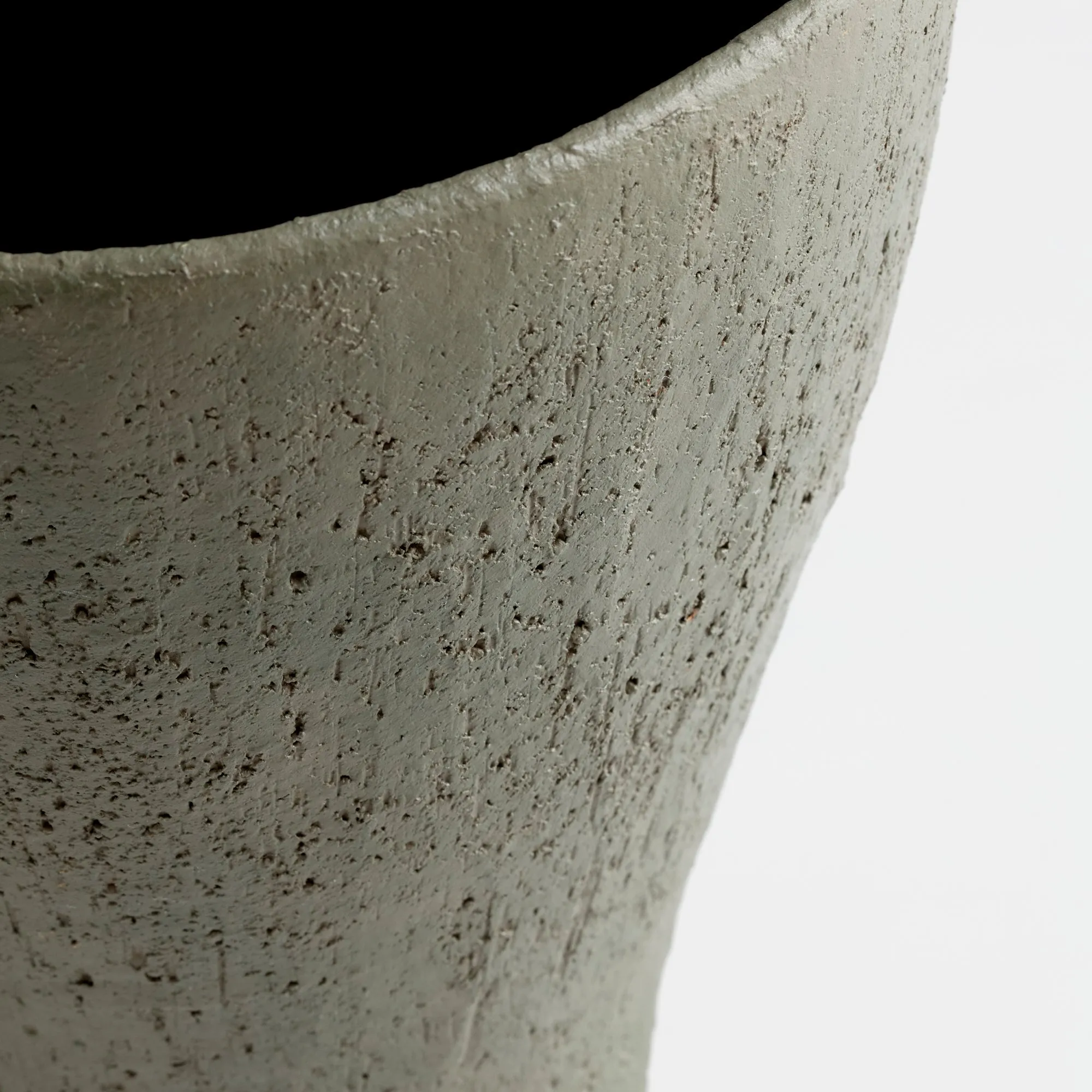 Molca Vase | Gray - Large by Cyan