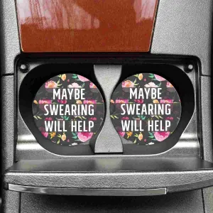 Mugsby | Maybe Swearing Will Help Car Coasters