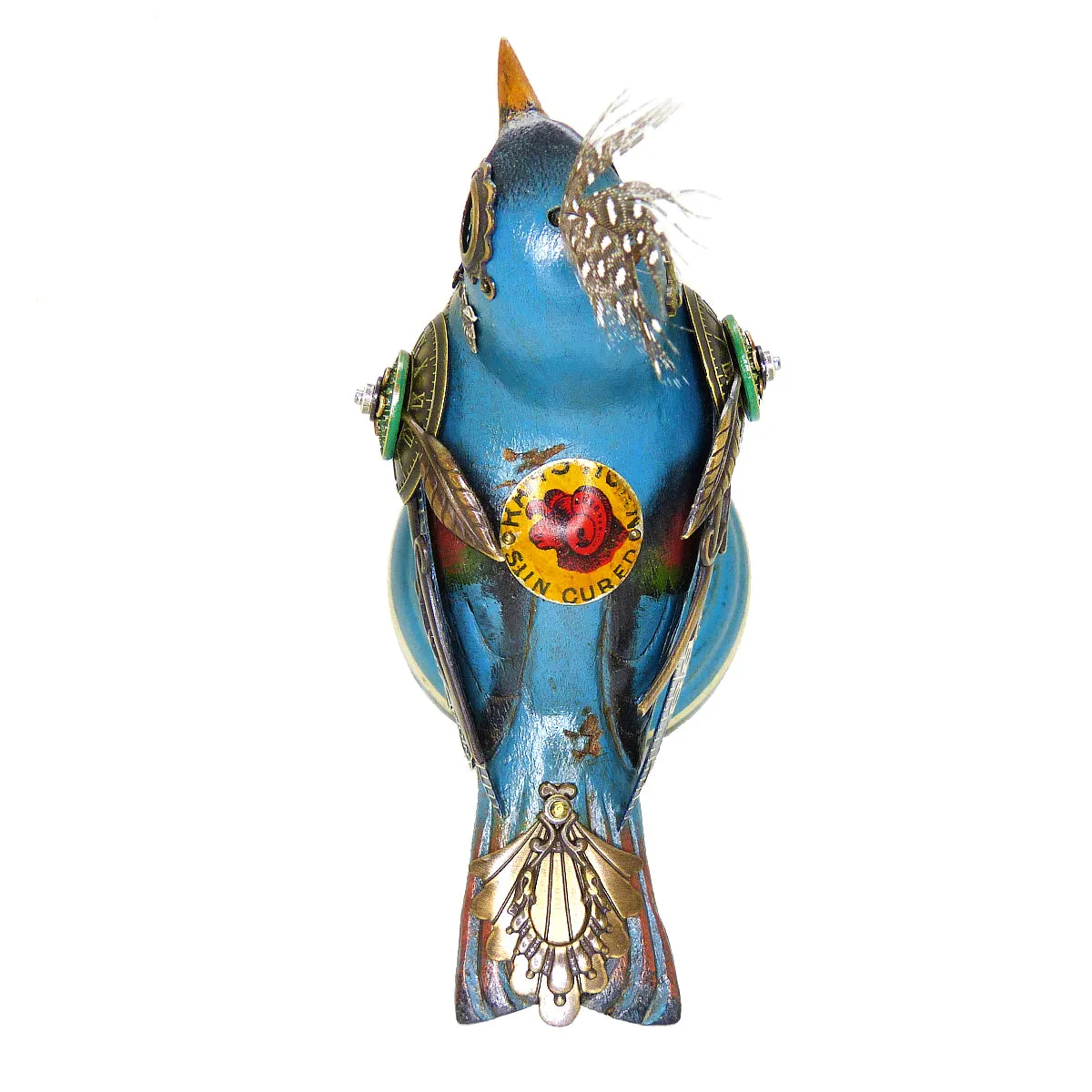 Mullanium Blue Bird Croquet Ball Artists Jim Tori Mullan Steampunk Handmade