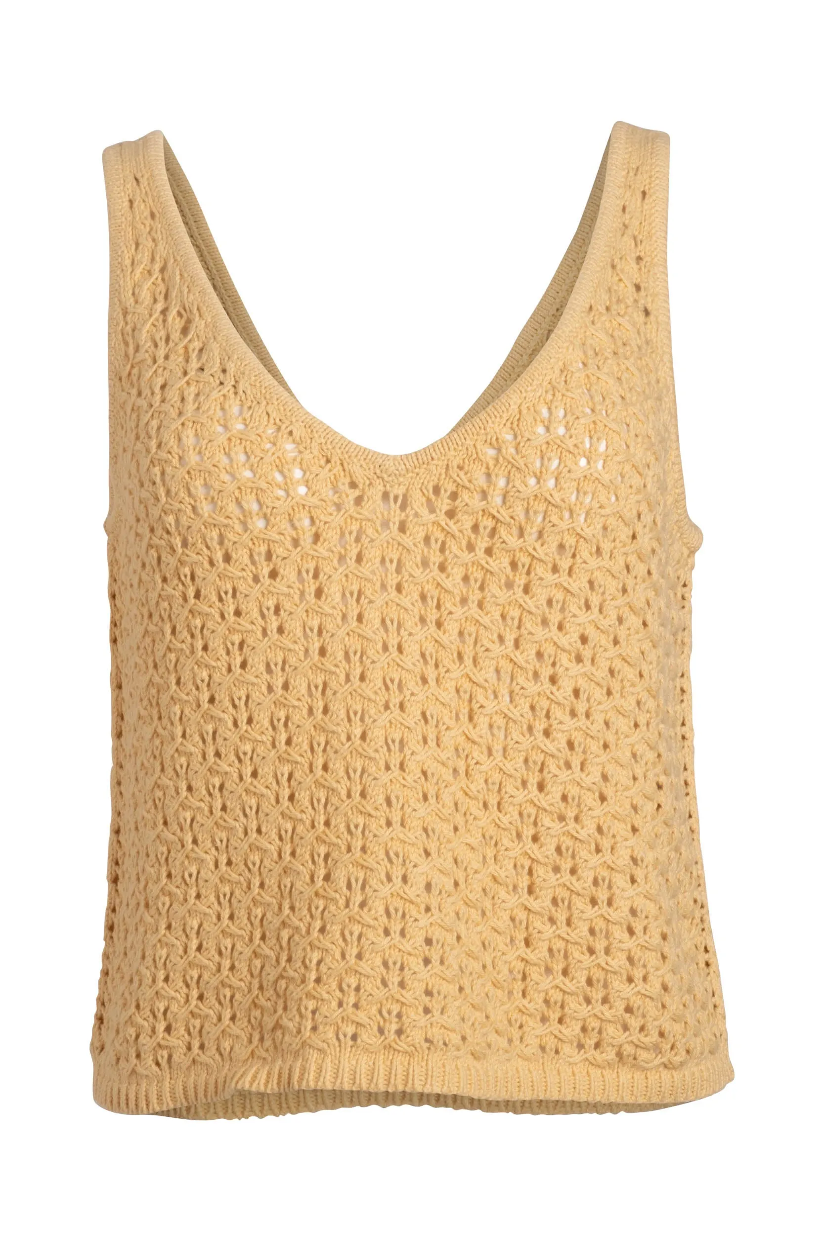 Naadam Pima Cotton Artisanal Stitch Tank