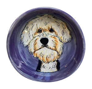 Old English Sheepdog | Hand Painted Ceramic Dog Bowl