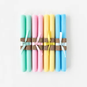 Pastel Taper Candles