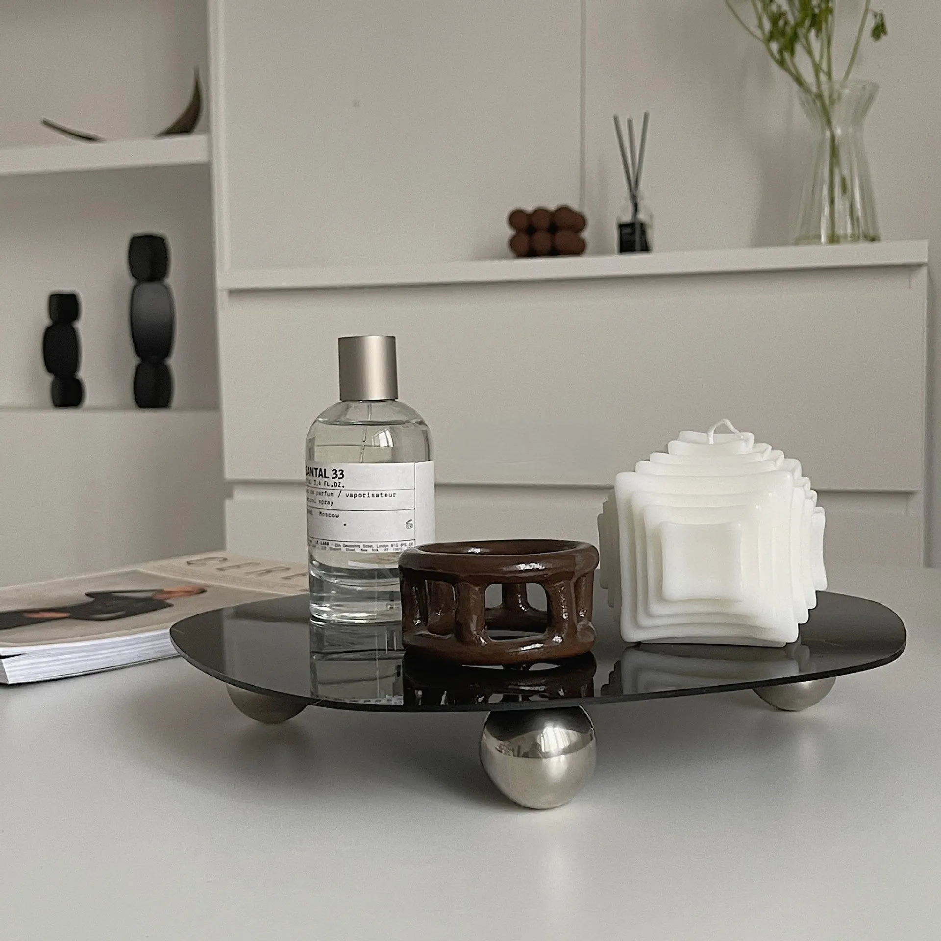 Pebbles Mirror Tray