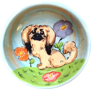 Pekingese Dog Bowl