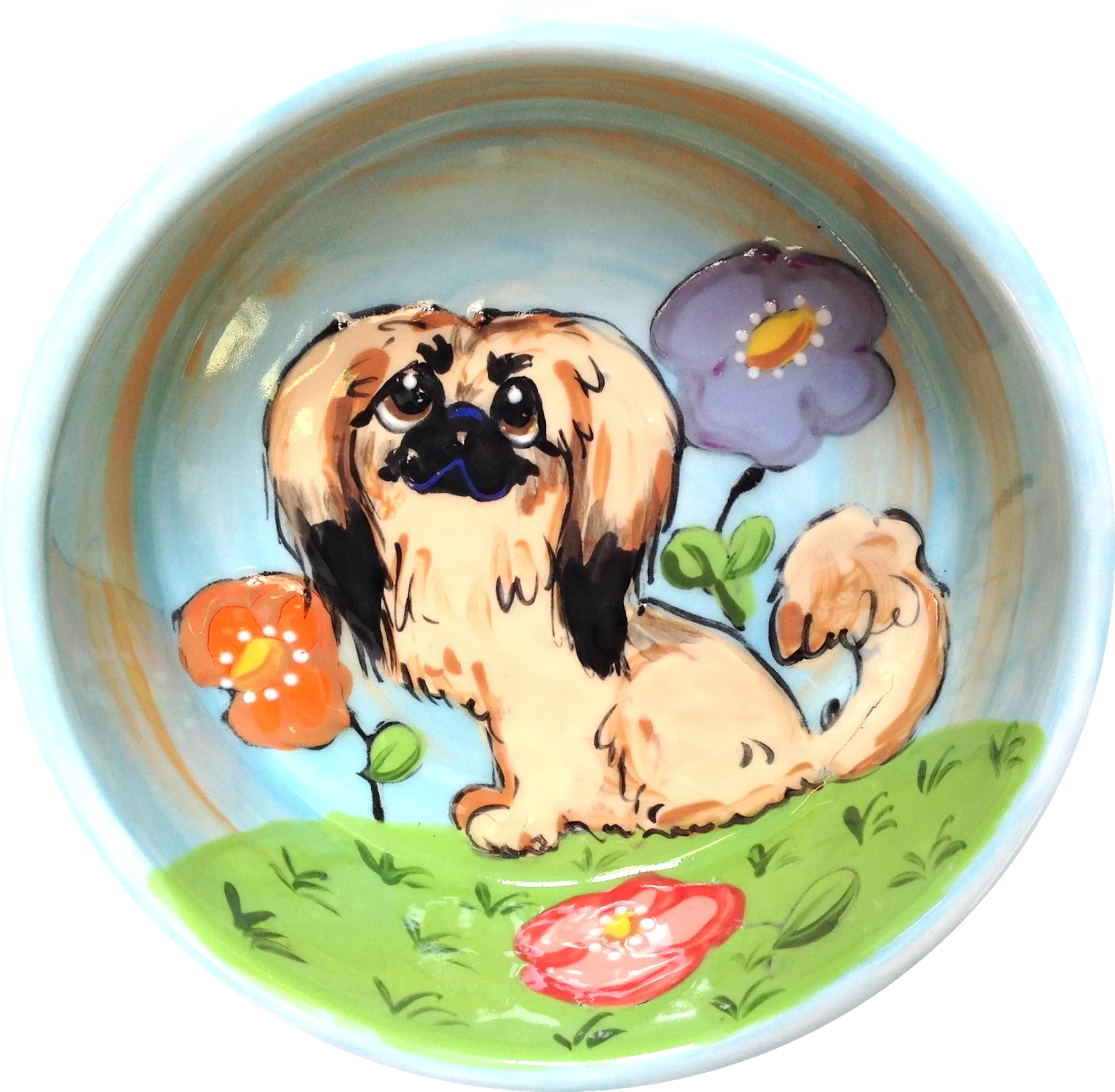 Pekingese Dog Bowl