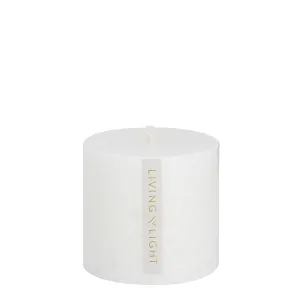 Pinot Blanc Pillar Candle (White) Small