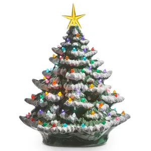 Raz Imports 2023 Vintage Farmhouse 13" w/ Timer Vintage Lighted Tree
