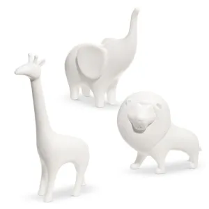 Raz Imports Natural Appeal 8" Safari Animal Friend, Asst of 3