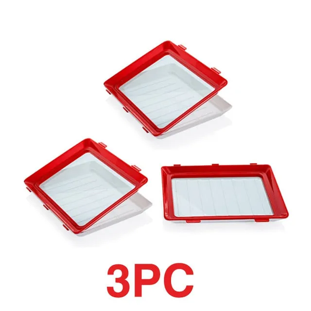 Reusable Food Preservation Trays