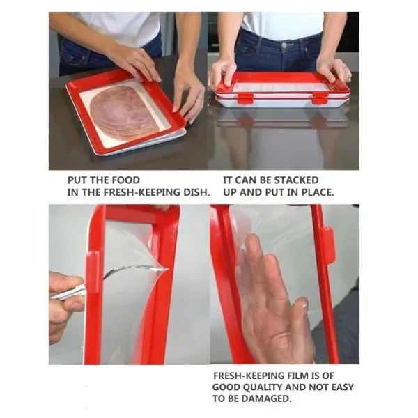 Reusable Food Preservation Trays
