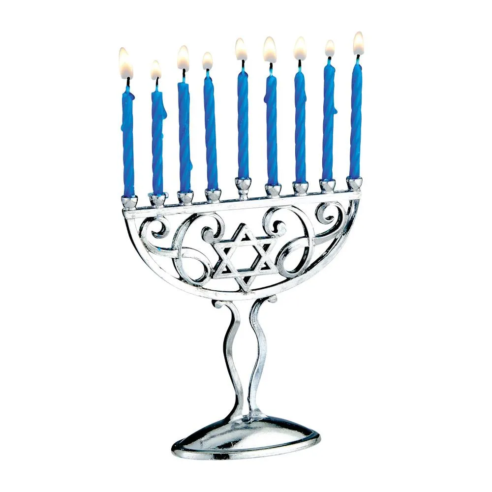 Rite Lite Mini Menorah Set with 44pk Candles