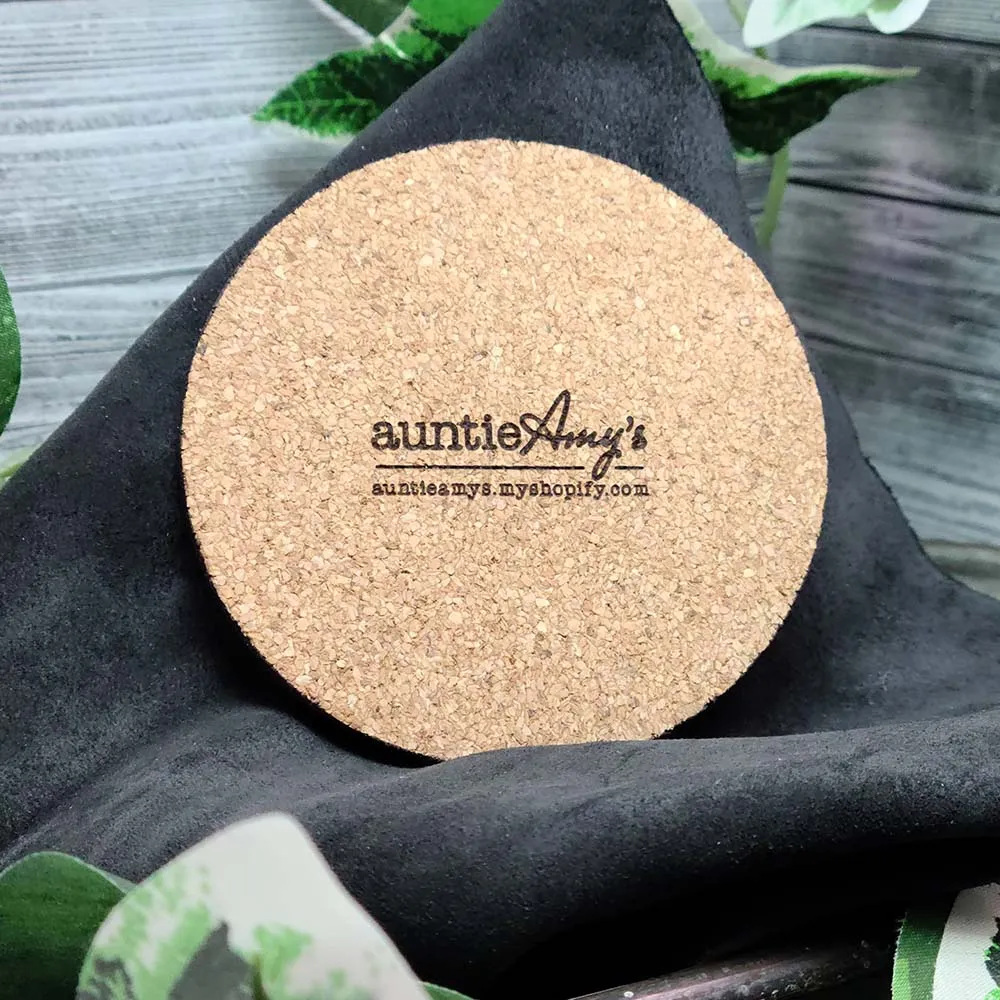 Sassy Classy & A Bit Smart Assy - Leather Coaster