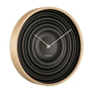 Scandi Ribble Clock – Black (31cm)