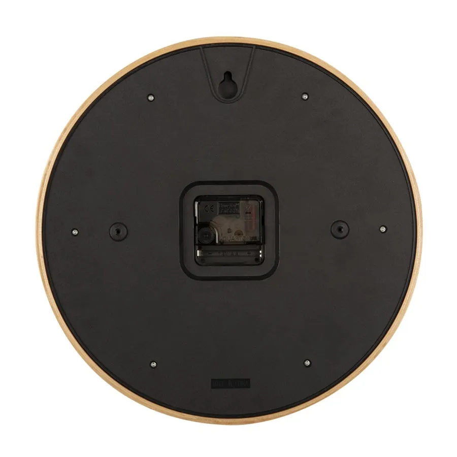 Scandi Ribble Clock – Black (31cm)