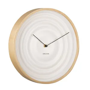 Scandi Ribble Clock – White (31cm)