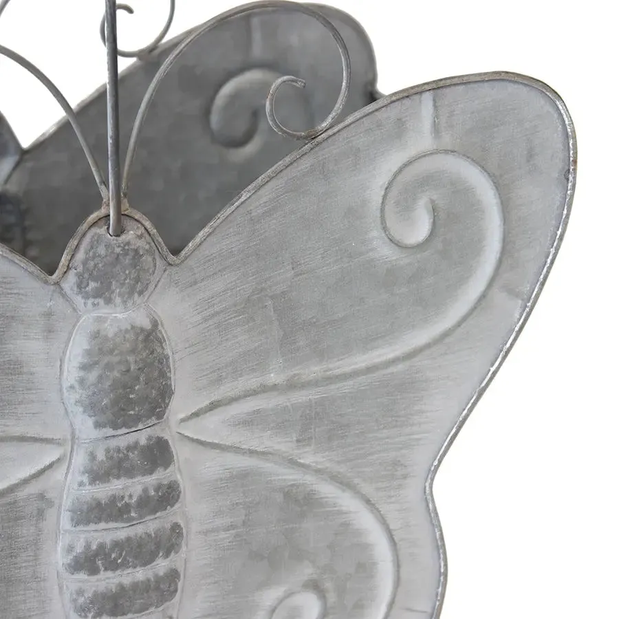 Set of 2 Nested Butterfly Planters