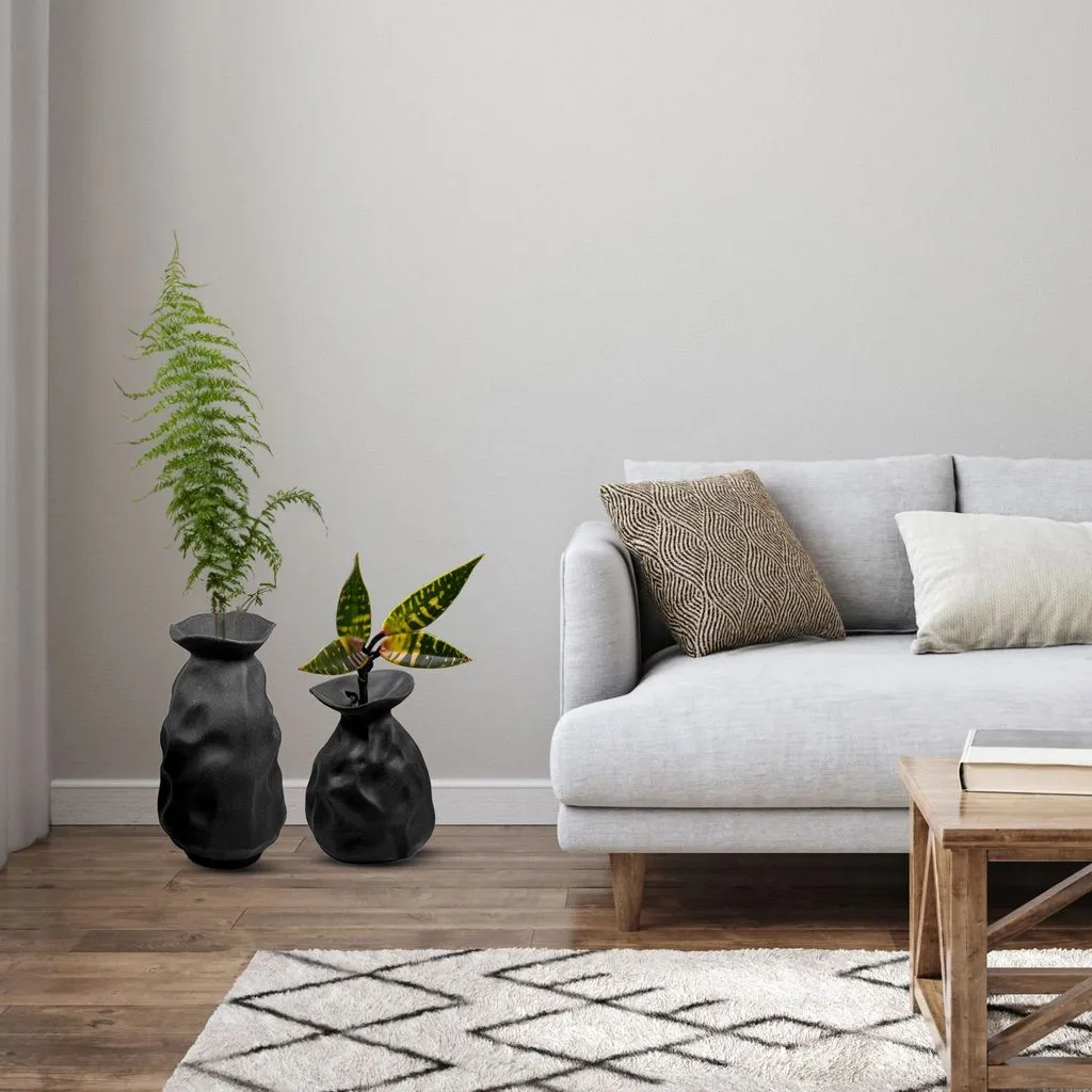 Set of Ceramic Vases | Textured Vases | Ceramic Vase | Textured Vase | Home Decor