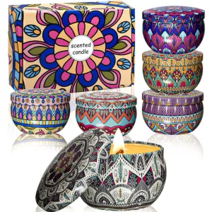 Set of Smokeless Soy Wax Scented-مجموعة من الشموع