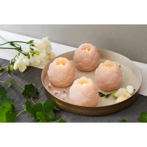 Sirius Helene flower candle, set of 2