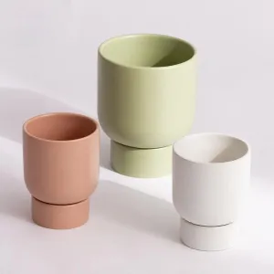 Stacked Camper Flower Pot