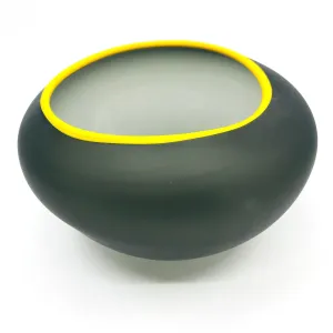 Supernatural Bowl in Grey and Yellow by Jaan Andres