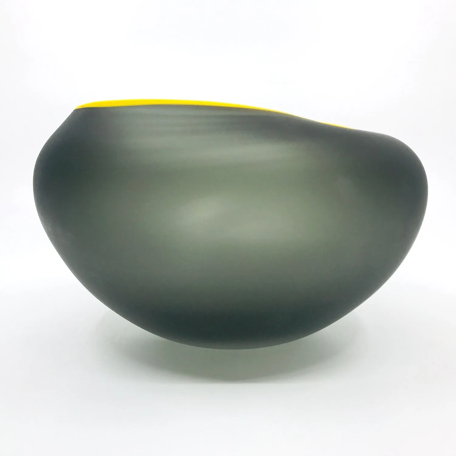 Supernatural Bowl in Grey and Yellow by Jaan Andres