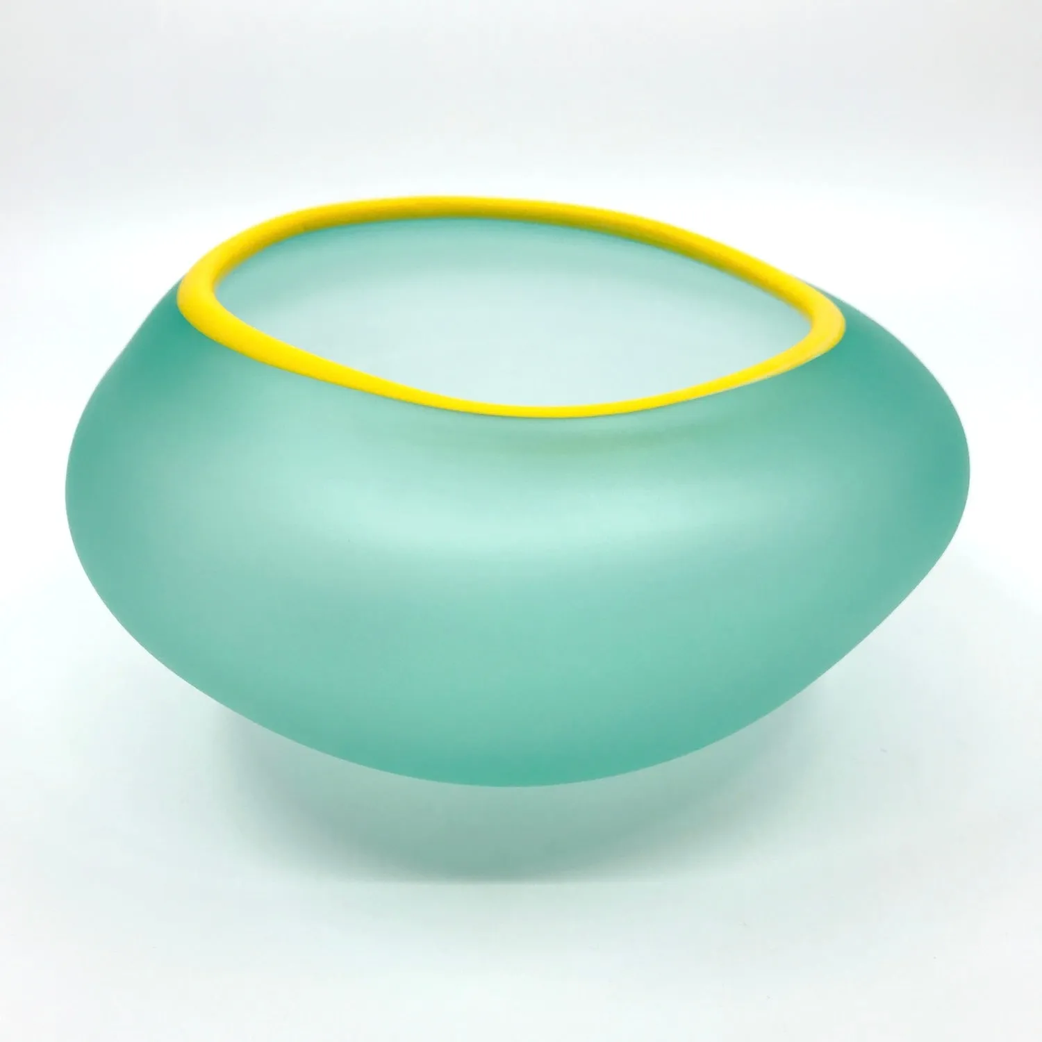 Supernatural Bowl in Teal Green by Jaan Andres