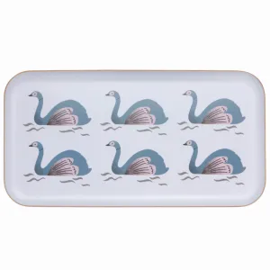 Swans Willow Wood Serving Tray