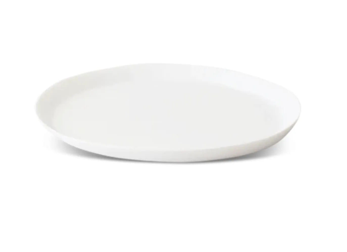 Tina Frey White Purist Round Sculpted Trays