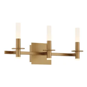 Torna 6 Lights 24 in. LED Vanity Light Gold Finish