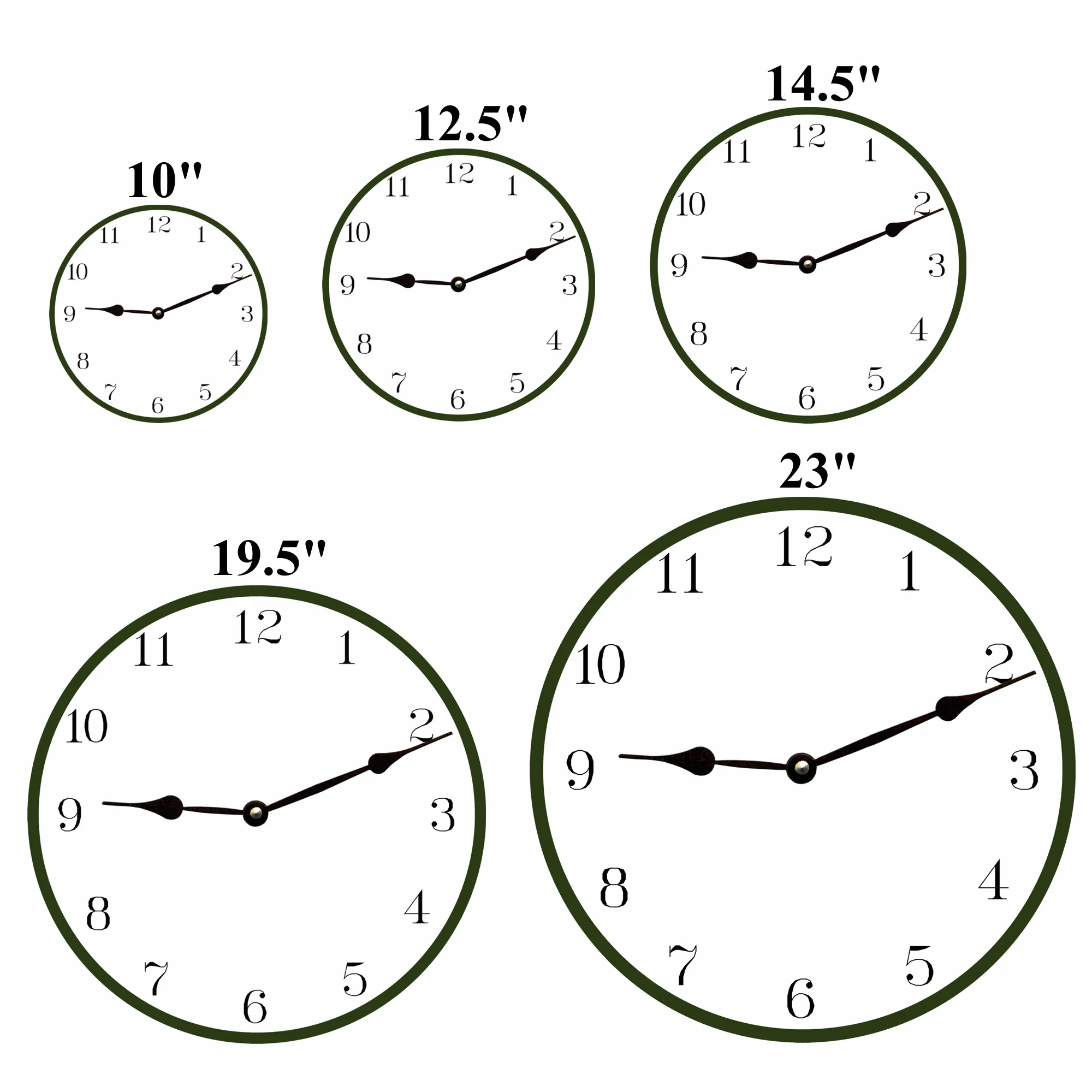 Unique Custom Olive Branch Wall Clock – Perfect Personalized Gift
