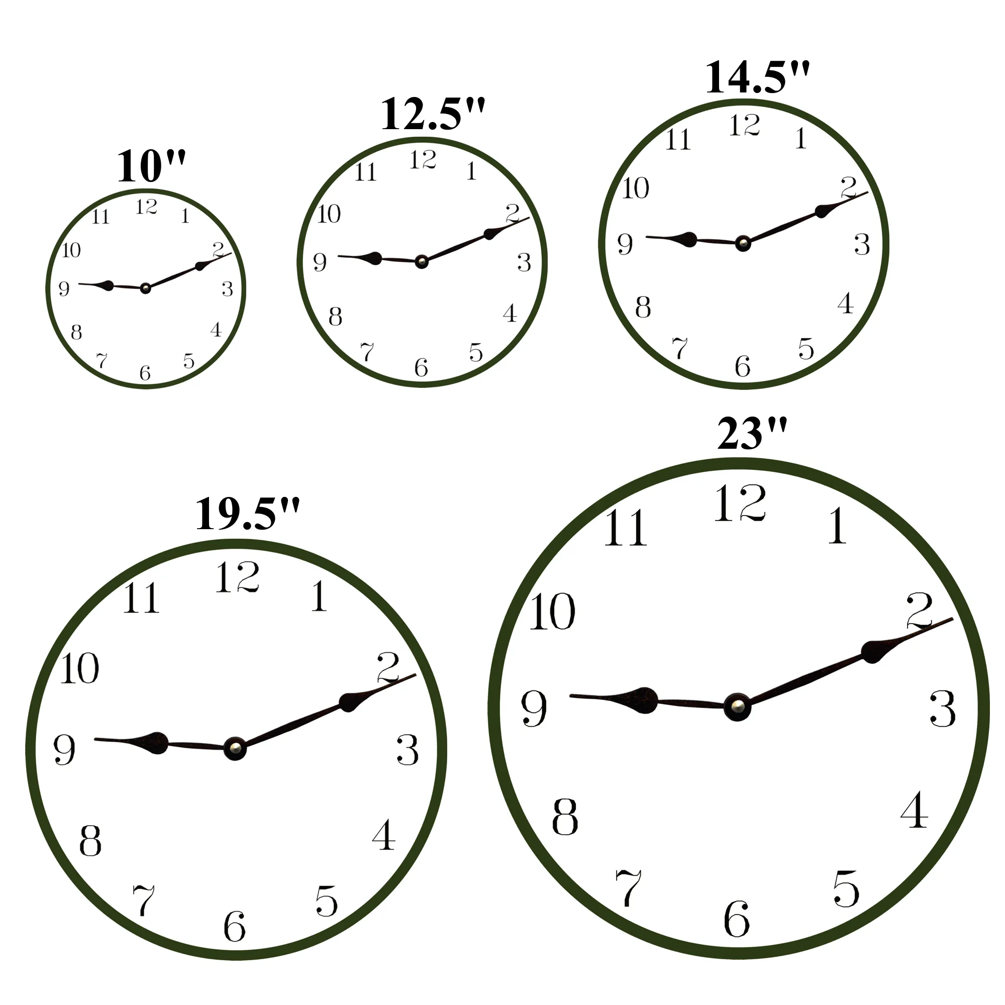 Unique Personalized Teal Clock