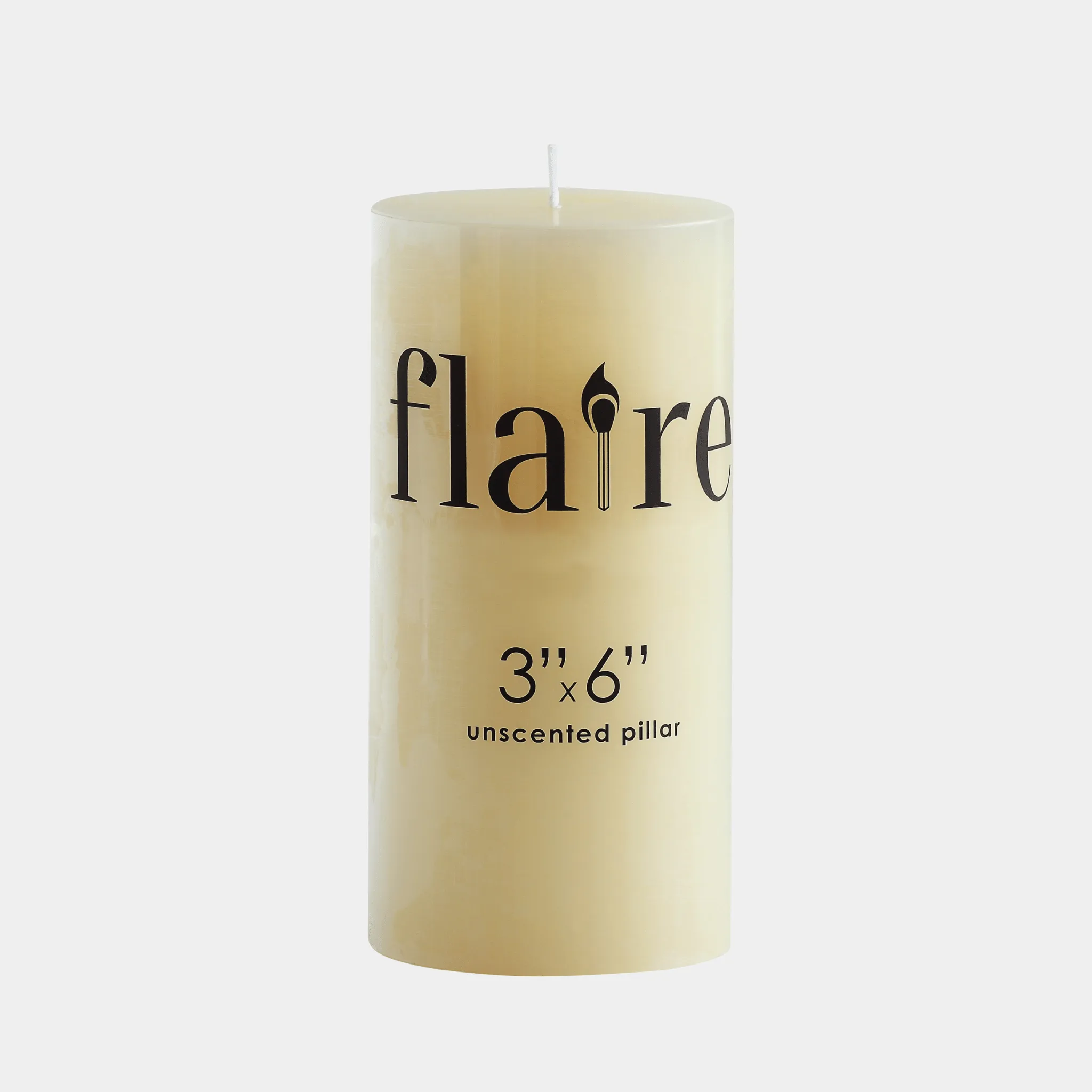 Unscented Pillar Candle