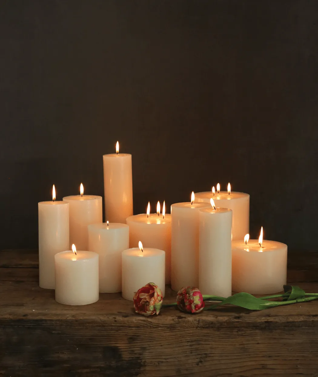 Unscented Pillar Candle