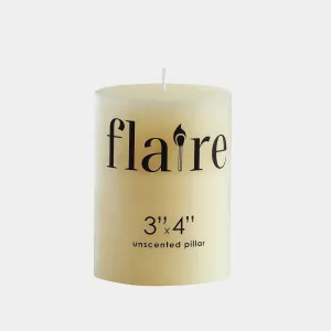 Unscented Pillar Candle