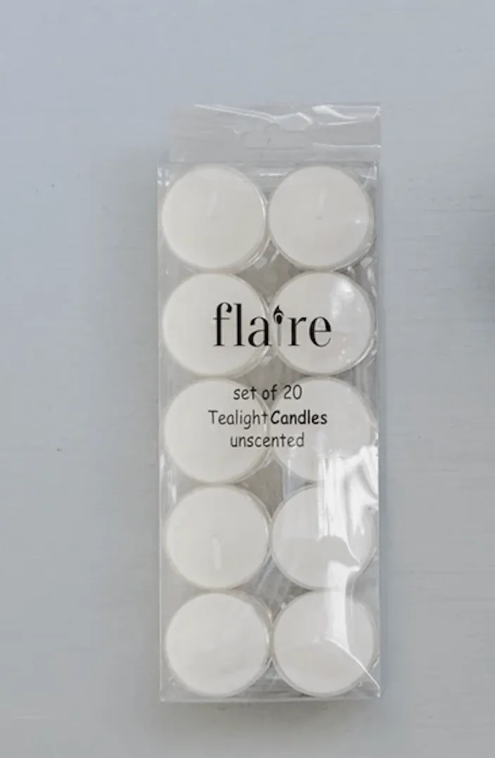 Unscented Pillar Candle