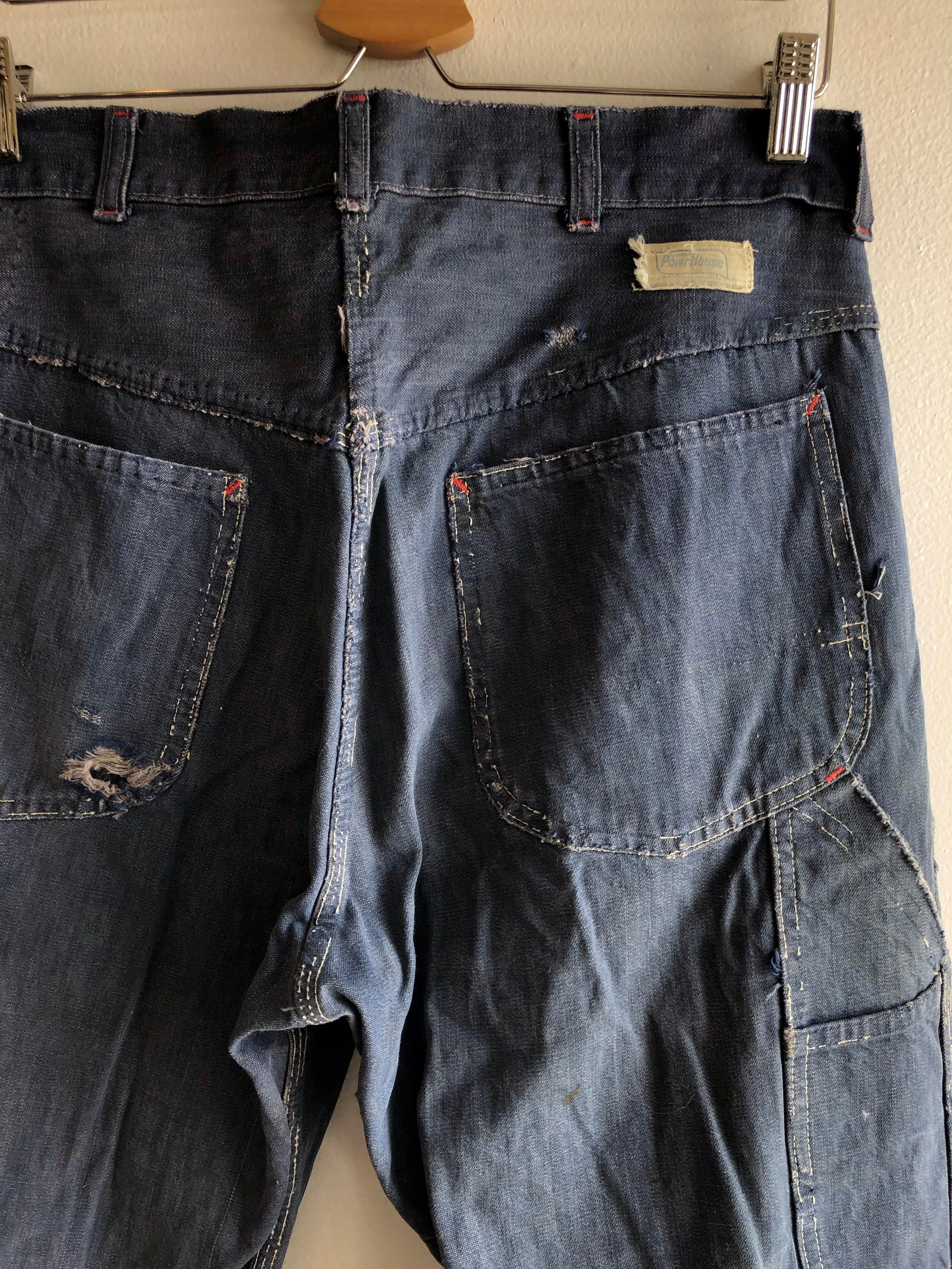 Vintage 1950/60s Dark Denim PowrHouse Work Jeans