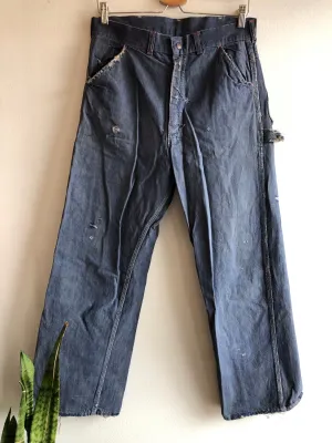 Vintage 1950/60s Dark Denim PowrHouse Work Jeans