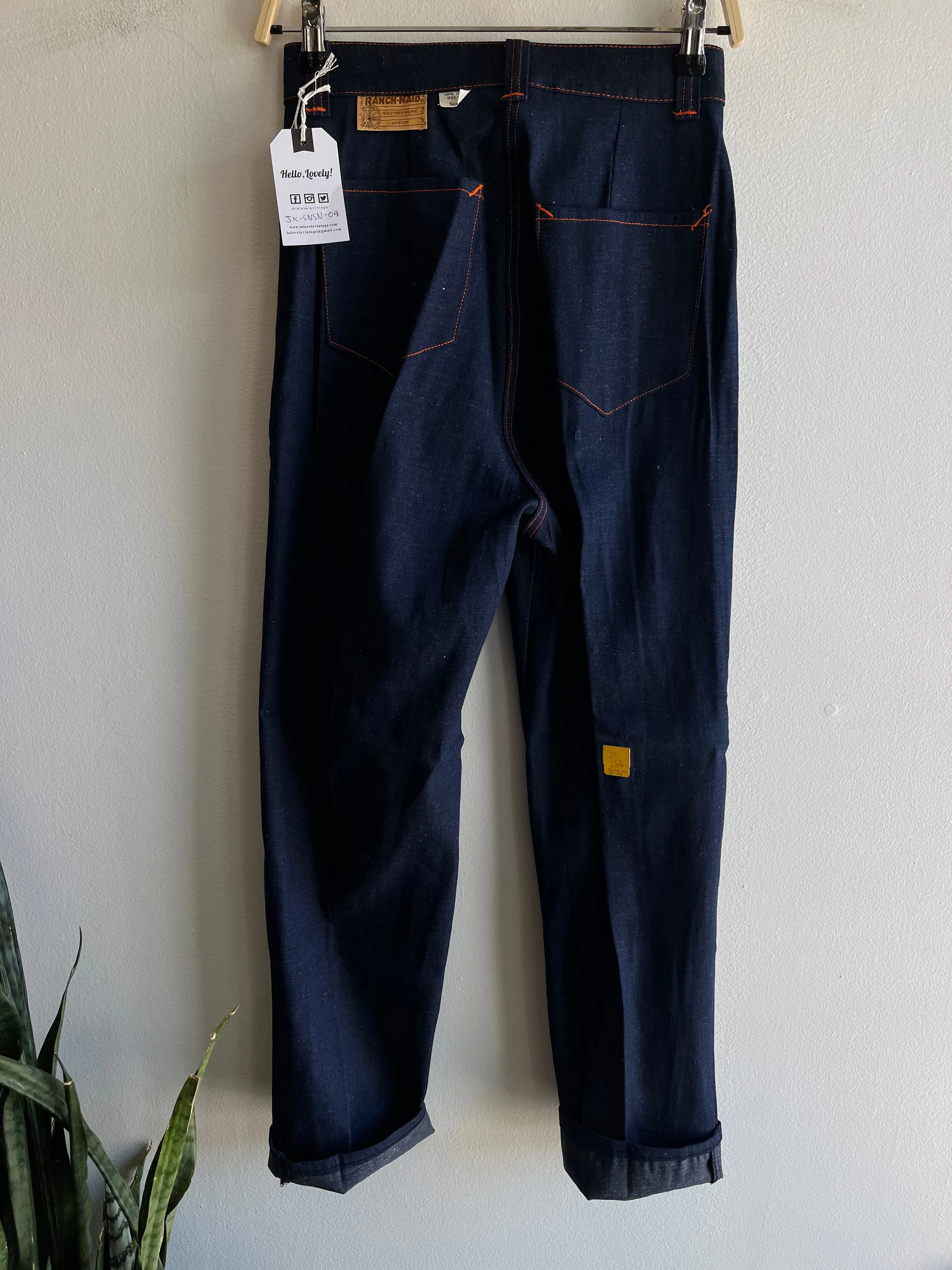 Vintage 1950s Deadstock Ranch-Maid Denim Jeans
