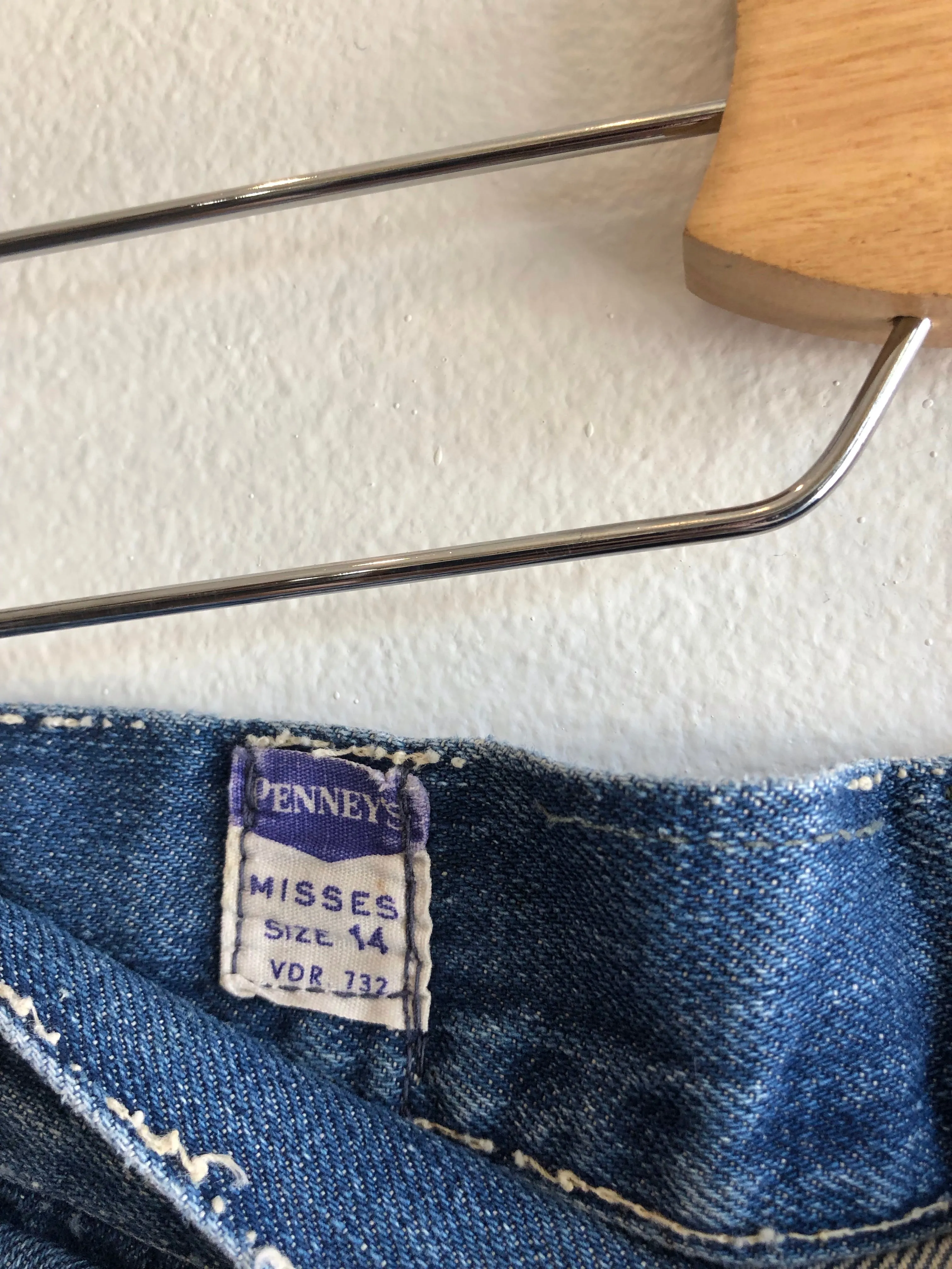 Vintage 1960s Foremost Half-Selvedge Womens Denim Jeans