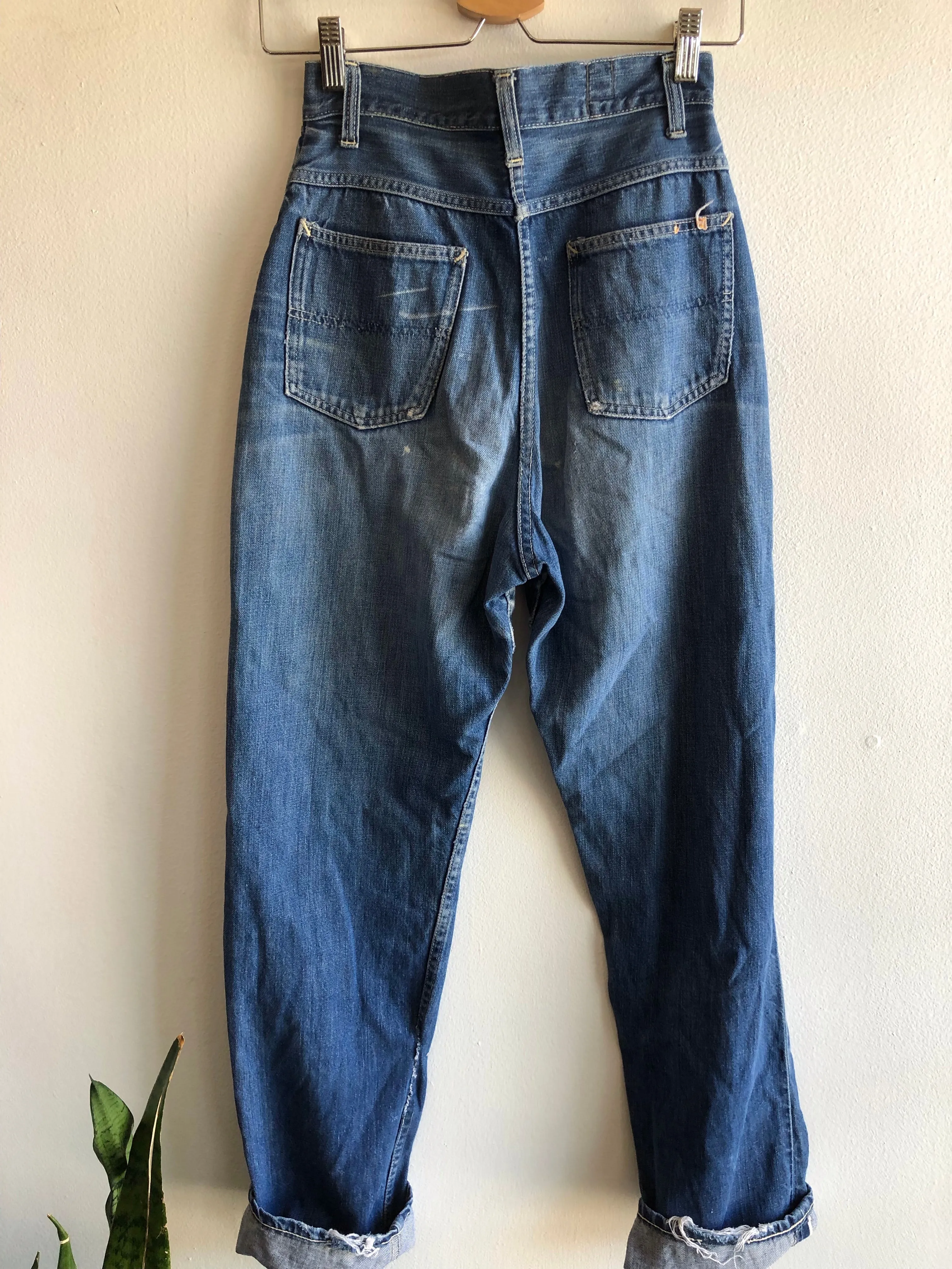 Vintage 1960s Foremost Half-Selvedge Womens Denim Jeans